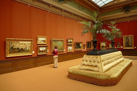 photo of Teylers Museum from inside. Haarlem, Netherlands.