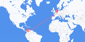 Colombia to Luxembourg