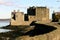 Photo of Blackness Castle on the shores of the River Forth Scotland .