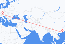 Flyrejser fra Hong Kong til Innsbruck