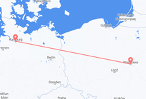 Warsaw to Hamburg