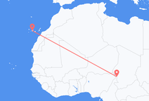 NDjamena vers Ténérife