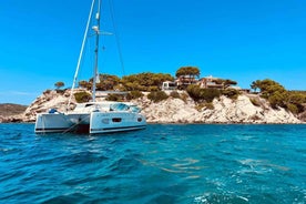 From Palma: Luxury Catamaran Group Tour with Tapas & Drinks