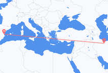 Flug frá Teheran til Valencia