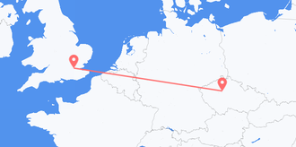 Flights from the Czech Republic to the United Kingdom