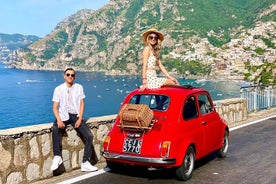 Privéfototour aan de kust van Amalfi met Fiat 500