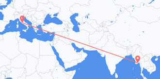 Flüge von Myanmar nach Italien