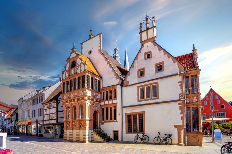 Old city of Lemgo, Northrhine Westphalia, Germany