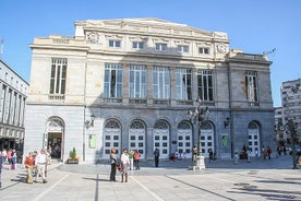 Photo of the Cathedral of Oviedo, Spain, was founded by King Fruela I of Asturias in 781 AD and is located in the Alfonso II square.