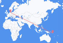 Flug frá Honiara til Hamborgar