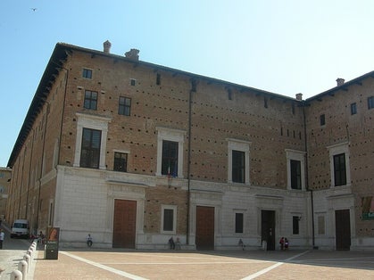 photo of Urbino - Italy - 14-09-2019: "Palazzo Ducale" (Ducal Palace), now a museum, in Urbino.