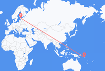 Flights from Honiara to Tallinn