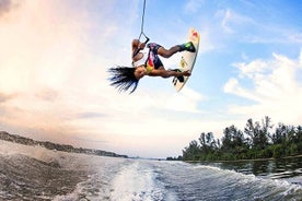 Wakeboard no pântano de San Juan