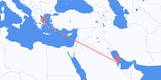 바레인 출발 그리스 도착 항공편