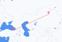 Flyrejser fra Nur-Sultan til Trabzon