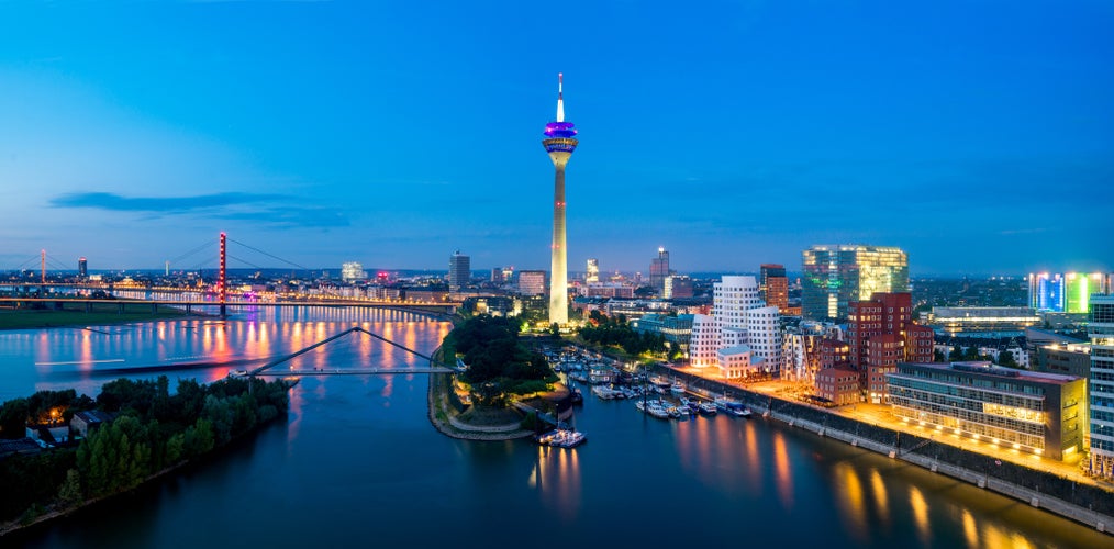 photo of view of  City of Düsseldorf, Germany.