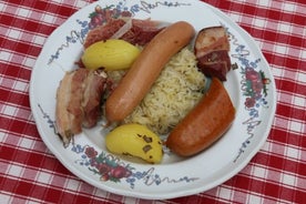 5-meat sauerkraut course, traditional cuisine, Colmar