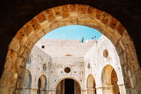 Photo of Lovrijenac St. Lawrence Fortress in Dubrovnik, Croatia.