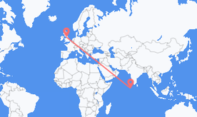 Vols des Maldives vers l’Angleterre