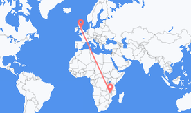 Flights from Malawi to England