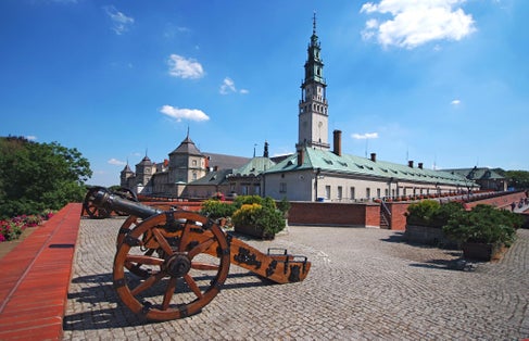 Photo of Jasna Gora monastery in Czestochowa, Poland.