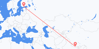 Nepal to Finland