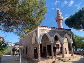 Photo of Cunda Island coastline view in Ayvalik Town of Turkey.