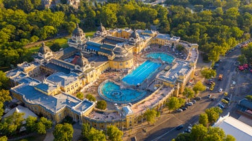 View of Debrecen city, Hungary.