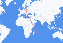 Vluchten van Mauritius Eiland naar Debrecen