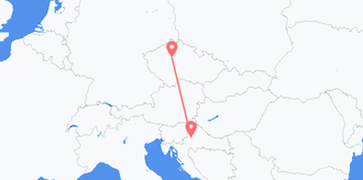 Croatia to the Czech Republic