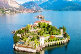 Palazzo Borromeo at Isola Bella and Isola Pescatori and a drink