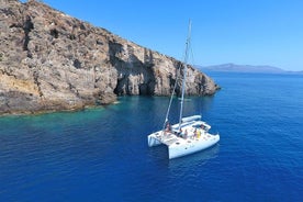 Hápunktar Aþenu einkaferð með Catamaran skemmtisiglingu með máltíð