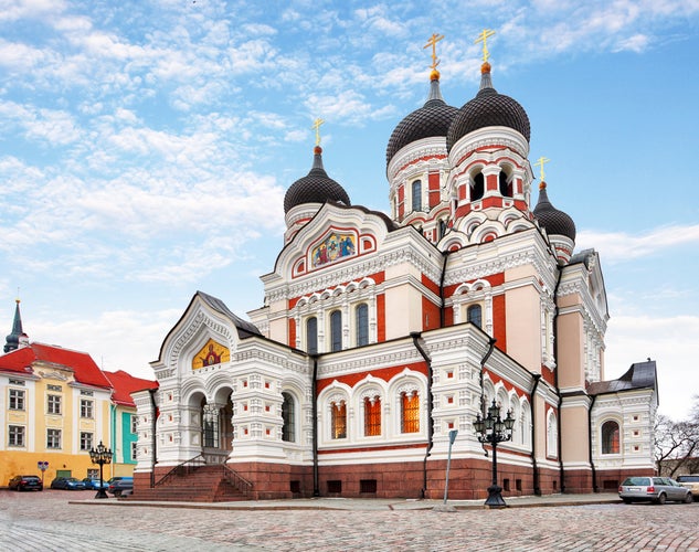 Photo of Alexander Nevsky Cathedral in Tallinn Old Town.