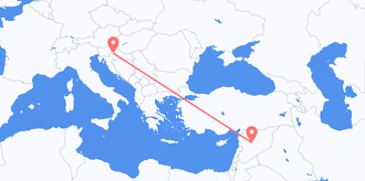 Syria to Croatia