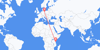 Vuelos de Tanzania a Alemania