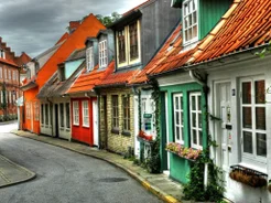 Aalborg panoramic view.