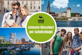 Caccia al tesoro in città Düsseldorf - tour indipendente della città I tour alla scoperta