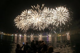 Fuochi d'artificio in mare - Cannes