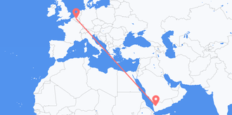 Flüge von der Jemen nach Belgien