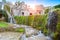 Villa d`Este(16th-century) fountain and garden , Tivoli, Italy. UNESCO world heritage site.