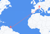 Paramaribo to Milan
