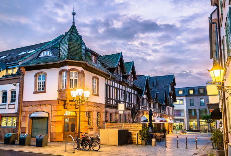 photo of view of Traditional houses in Bad Homburg vor der Hohe near Frankfurt in Germany.