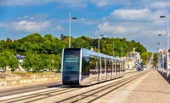 Photo of the Erdre River in Nantes, France.