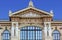 Close-Up on the Facade of Ateneum Art Museum in Helsinki, Finland