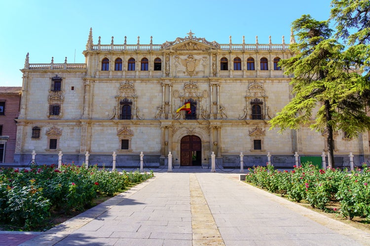 Photo of university of the old city of Alcala de Henares, Spain.