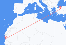 Flyreiser fra Nouakchott, til Eskişehir