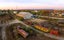 photo of Europe hungary Budapest. Old train cemetery and museum. Aerial photos about an abandoned place. There are much old rust train.