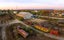photo of Europe hungary Budapest. Old train cemetery and museum. Aerial photos about an abandoned place. There are much old rust train.