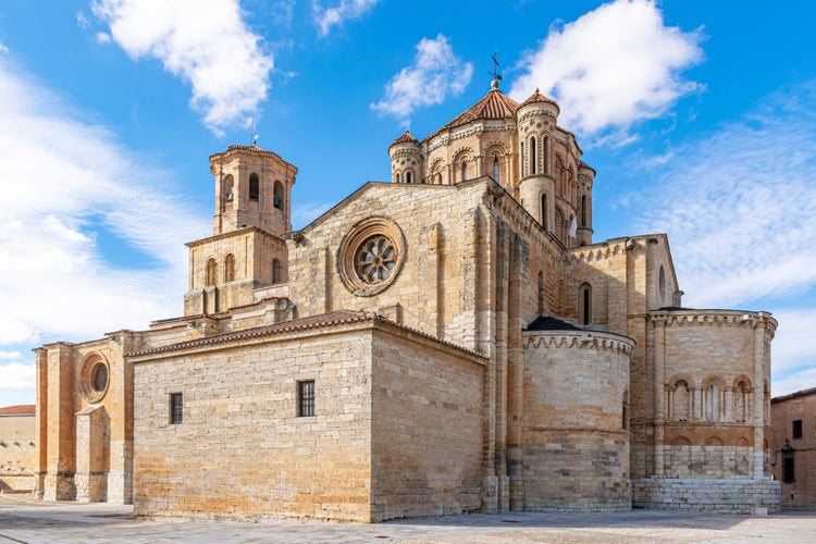 photo of view of Cathedral of the city of Toro in the province of Zamora, Spain.Colegiata de Santa María la Mayor.