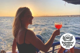 Sunset Cruise i Lissabon med Live DJ och 1 drink